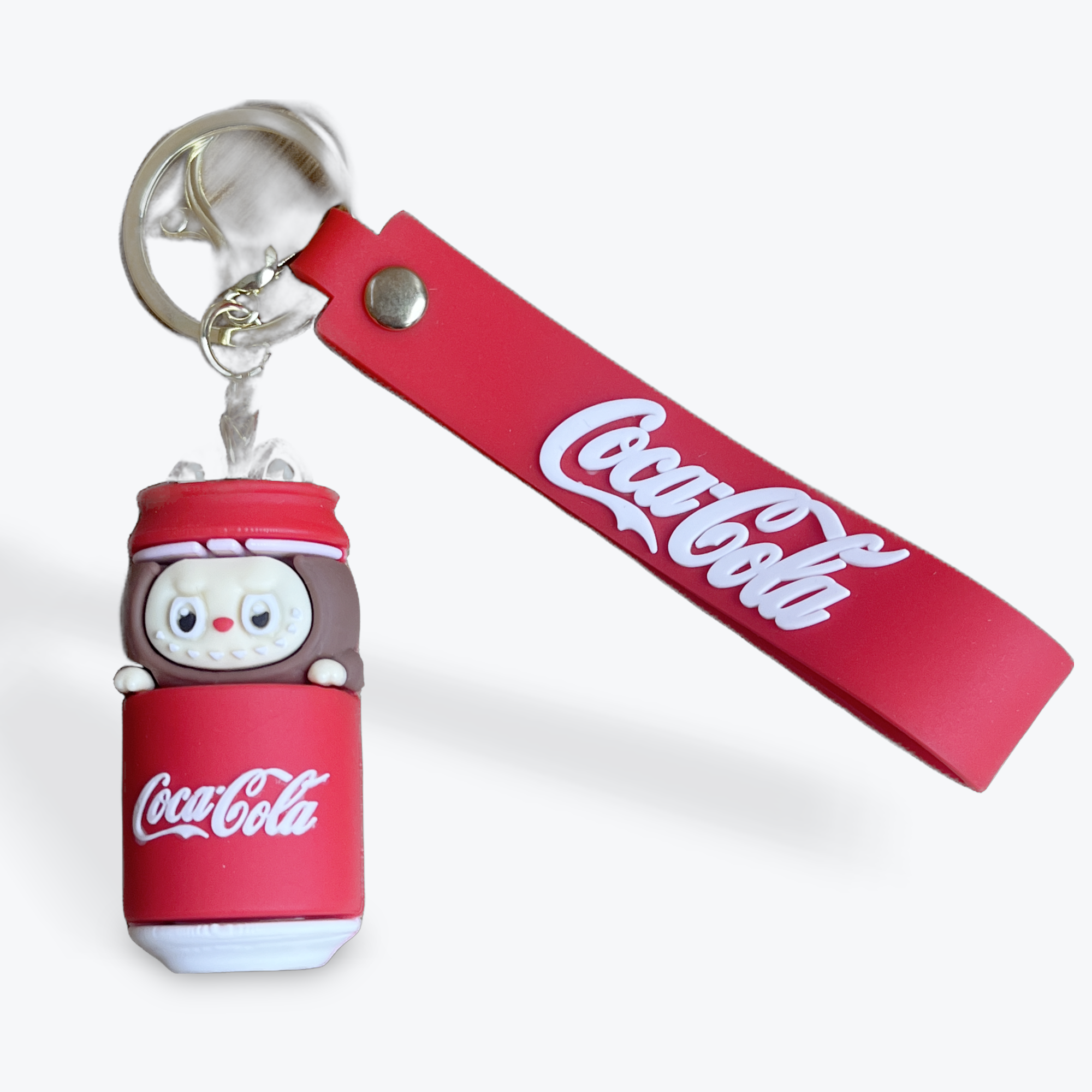 Genuine Coca Cola Series Vinyl Face Labubu Dolls Keyring With Coca Cola Strap | Merthyr Tydfil | Why Not Shop Online