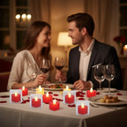 2 Pack Light Up Heart Shaped Tea Lights - Why Not Shop