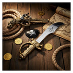 3-Piece Pirate Fancy Dress Set Gun Sword And Eye-Patch - Why Not Shop