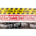 Wicked Costumes Halloween Caution Tape three-pack with yellow and black colours