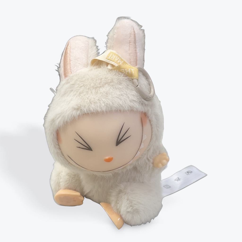 New Labubu Has A Seat And Macaron Vinyl Face Doll Backpack Decorated Pendant Beige | Merthyr Tydfil | Why Not Shop Online