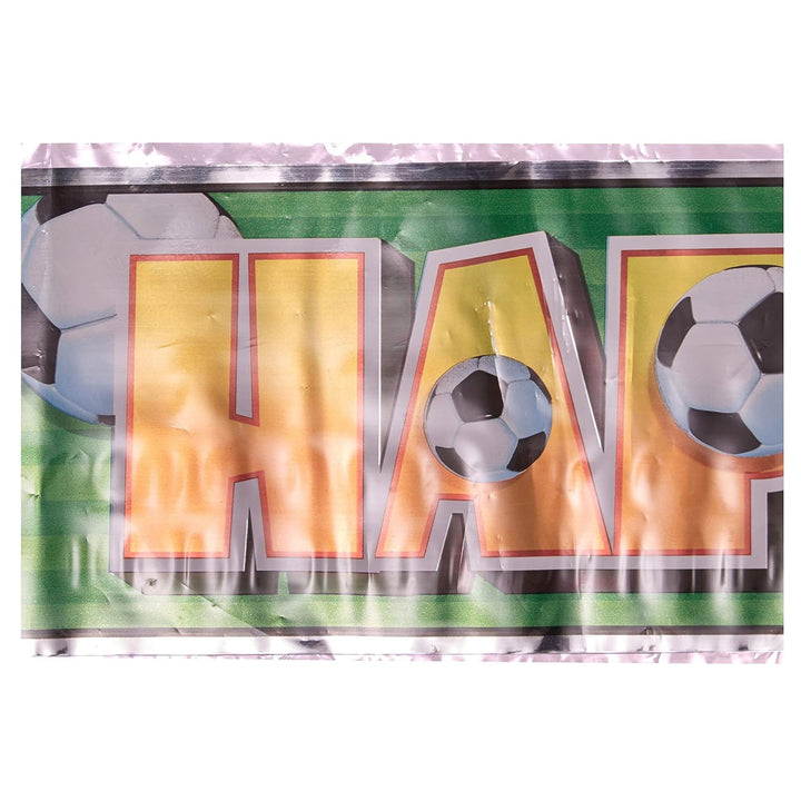 3D Soccer Foil Happer Birthday Football Banner 12ft | Merthyr Tydfil | Why Not Shop Online