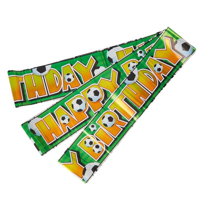 3D Soccer Foil Happer Birthday Football Banner 12ft | Merthyr Tydfil | Why Not Shop Online