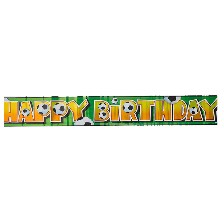 3D Soccer Foil Happer Birthday Football Banner 12ft | Merthyr Tydfil | Why Not Shop Online