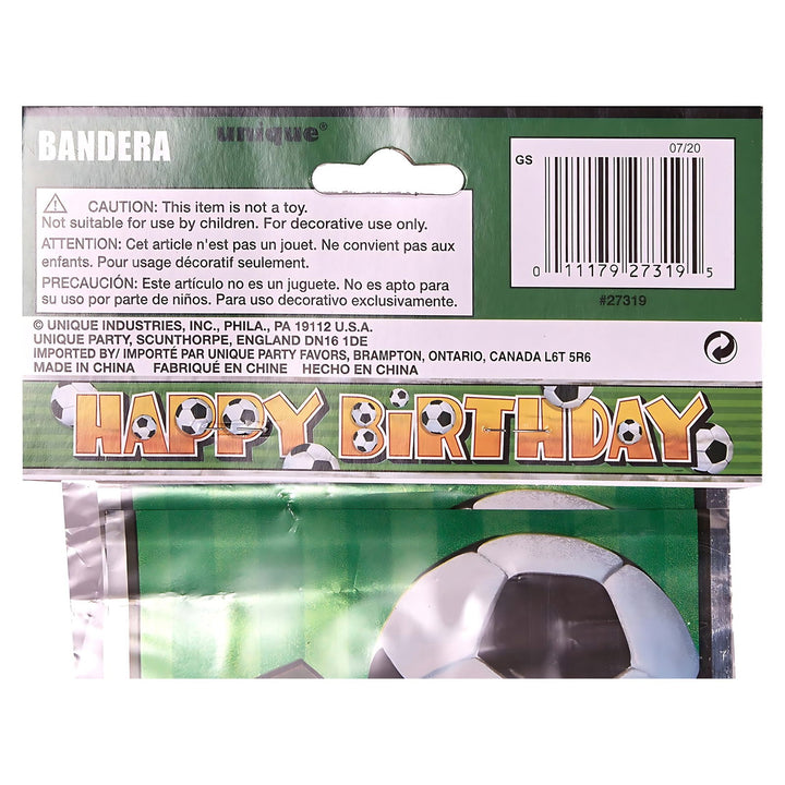 3D Soccer Foil Happer Birthday Football Banner 12ft | Merthyr Tydfil | Why Not Shop Online