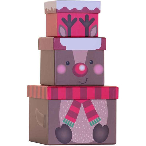 3 Set Reindeer Boxes - Why Not Shop