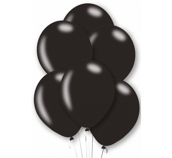 Pearl Black Helium Quality Balloons Pack of 10 11 Inches/27.5cm | Merthyr Tydfil | Why Not Shop Online