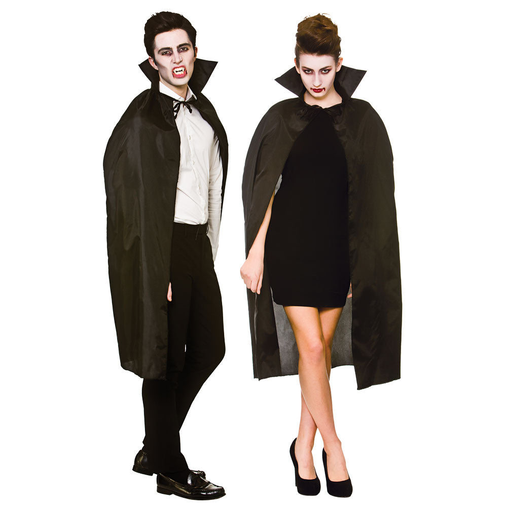 Halloween Black Cape With Black Collar For Adults | Merthyr Tydfil | Why Not Shop Online