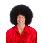 Giant Black Afro Wig for 70s disco and fancy dress costumes