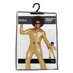 Mens Gold Disco Costume Medium
