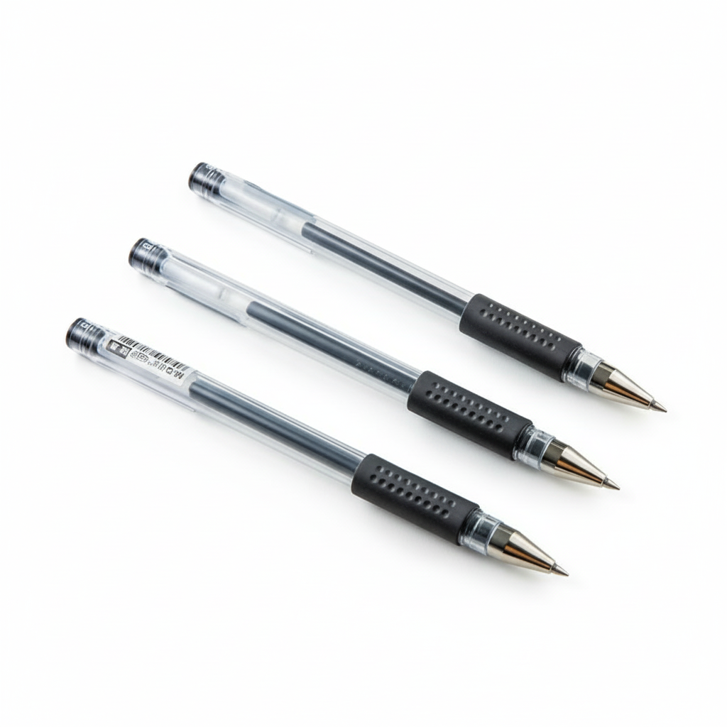 5 Black Ink Pen Set 0.5mm Bullet Point For Office Use & Back to School | Merthyr Tydfil | Why Not Shop Online