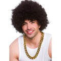 Chunky Gold Chain 68cm gangster rapper fancy dress accessory