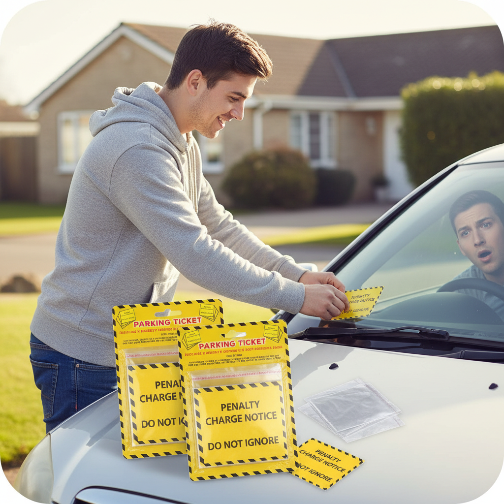 6 Realistic Looking Joke Parking Tickets With Plastic Covers | Merthyr Tydfil | Why Not Shop Online