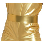 Mens Gold Disco Costume Medium