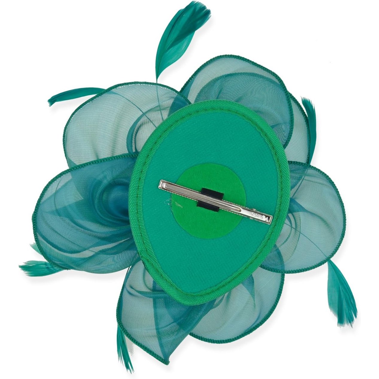 Womens Green Fascinator With Feathers on a Headband and a Clip | Merthyr Tydfil | Why Not Shop Online