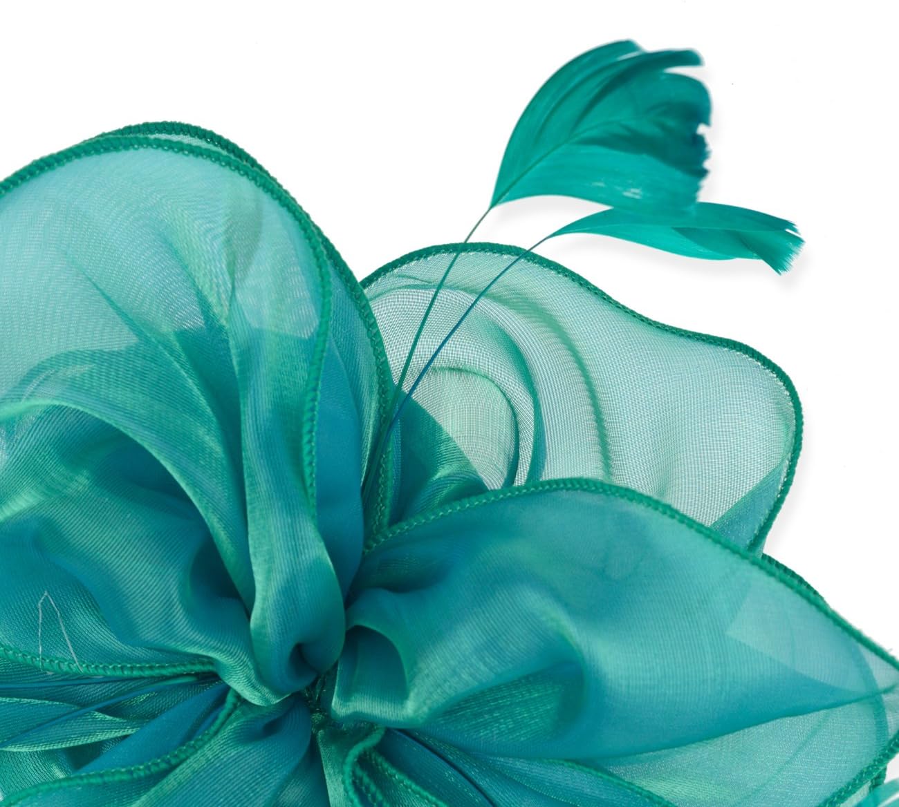 Womens Green Fascinator With Feathers on a Headband and a Clip | Merthyr Tydfil | Why Not Shop Online