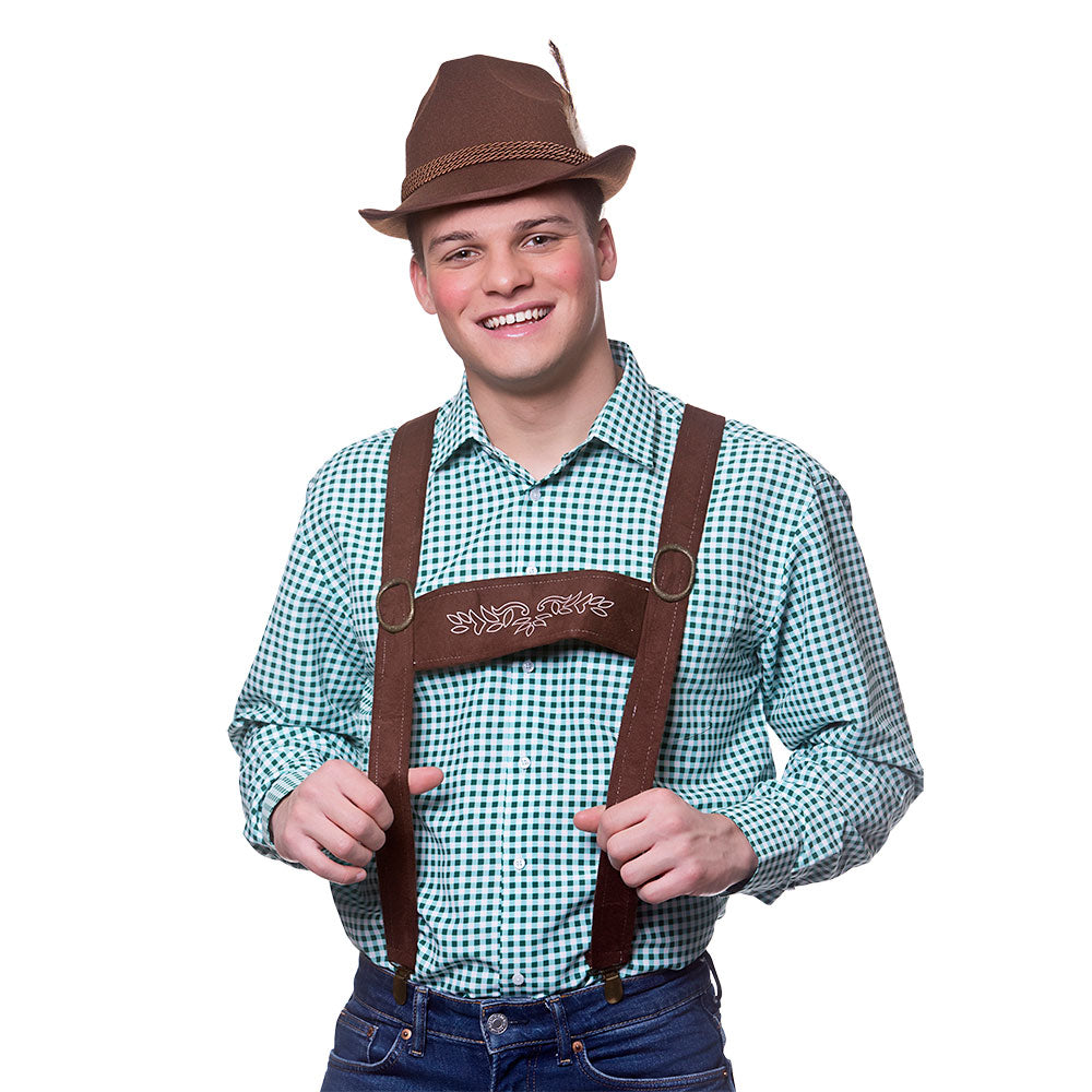 Authentic Looking Oktoberfest Braces Brown | Merthyr Tydfil | Why Not Shop Online