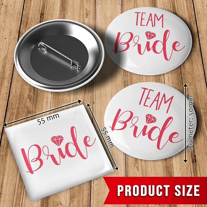8 Hen Party Badges - The Perfect Accessory for Your Bride Tribe! | Merthyr Tydfil | Why Not Shop Online