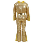 Mens Gold Disco Costume Medium