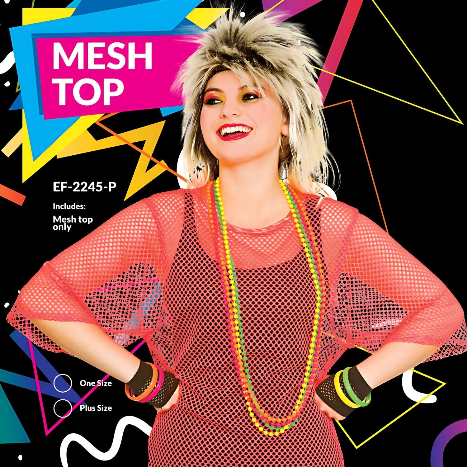 80's Mesh Tops - Neon Pink | Why Not Shop