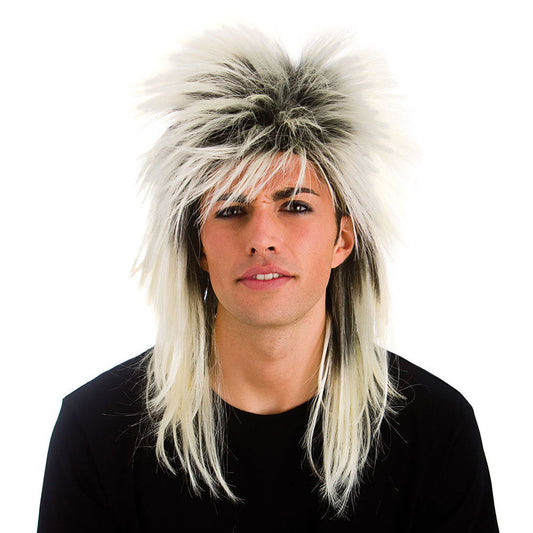 80's Rockstar Unisex Blonde Fancy Dress Wig Costume Accessory | Merthyr Tydfil | Why Not Shop Online