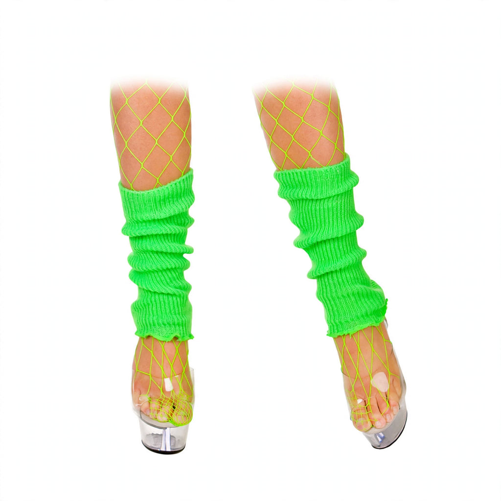 Wicked Costumes 1980s neon green leg warmers