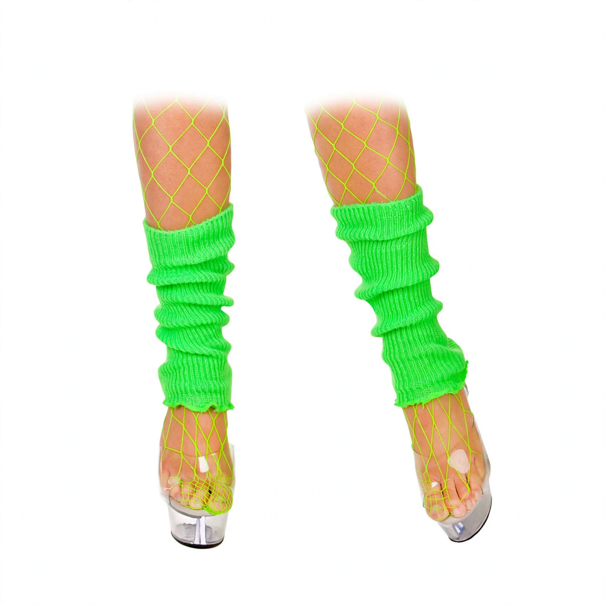 Wicked Costumes 1980s neon green leg warmers