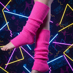 Wicked Costumes Neon Pink 80s Leg Warmers - Retro Dance Accessory - Why Not Shop