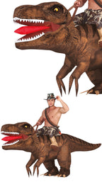 Fiestas Guirca Adults Inflatable Dino Rex Shoulders Costume