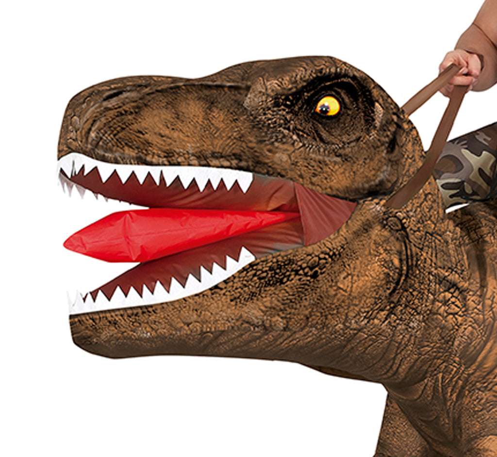 Fiestas Guirca Adults Inflatable Dino Rex Shoulders Costume