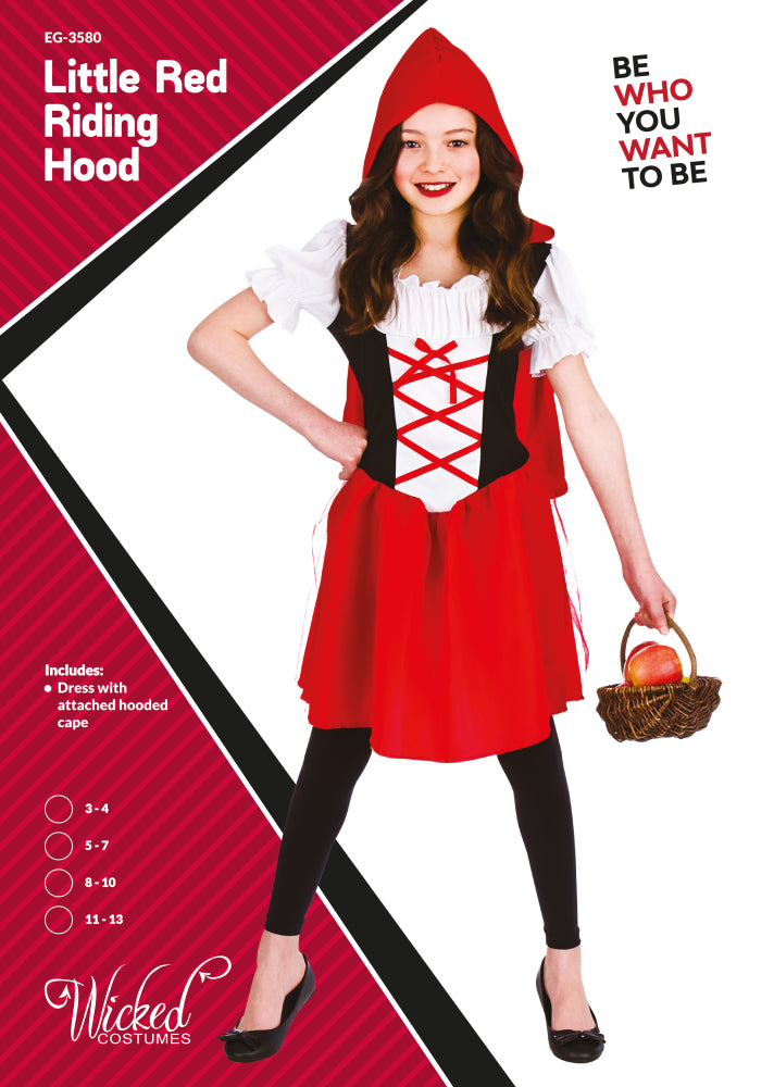 Girls Little Red Riding Hood Costume | Merthyr Tydfil | Why Not Shop Online