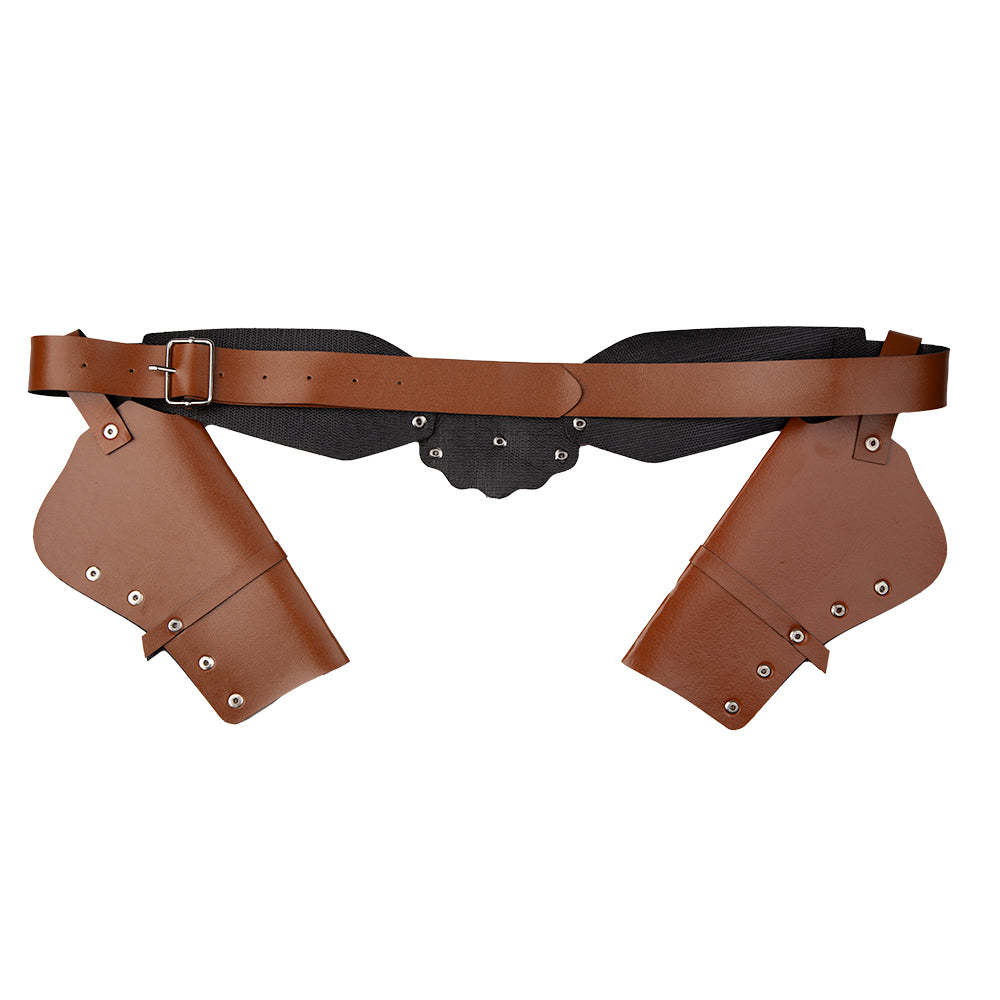 Adults Fancy Dress Brown Cowboy Belt With 2 Holsters | Merthyr Tydfil | Why Not Shop Online