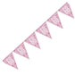 9ft Glitz Pink 60th Flag Banner Bunting | Why Not Shop