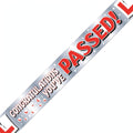 9ft banner with colourful You've Passed Your Driving Test design