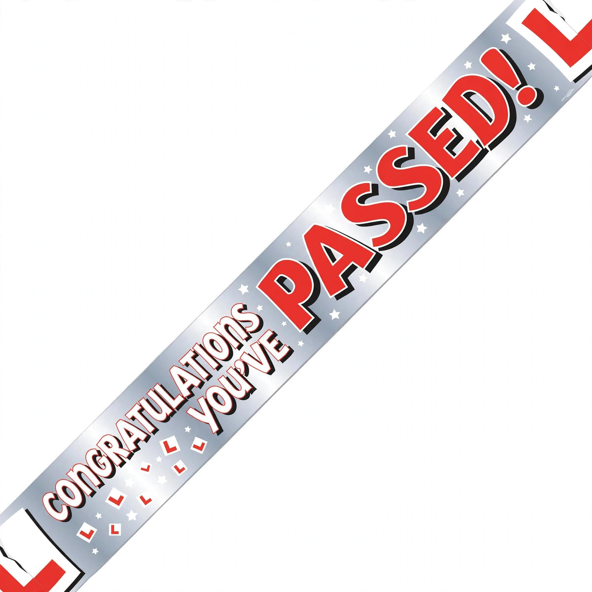 9ft banner with colourful You've Passed Your Driving Test design