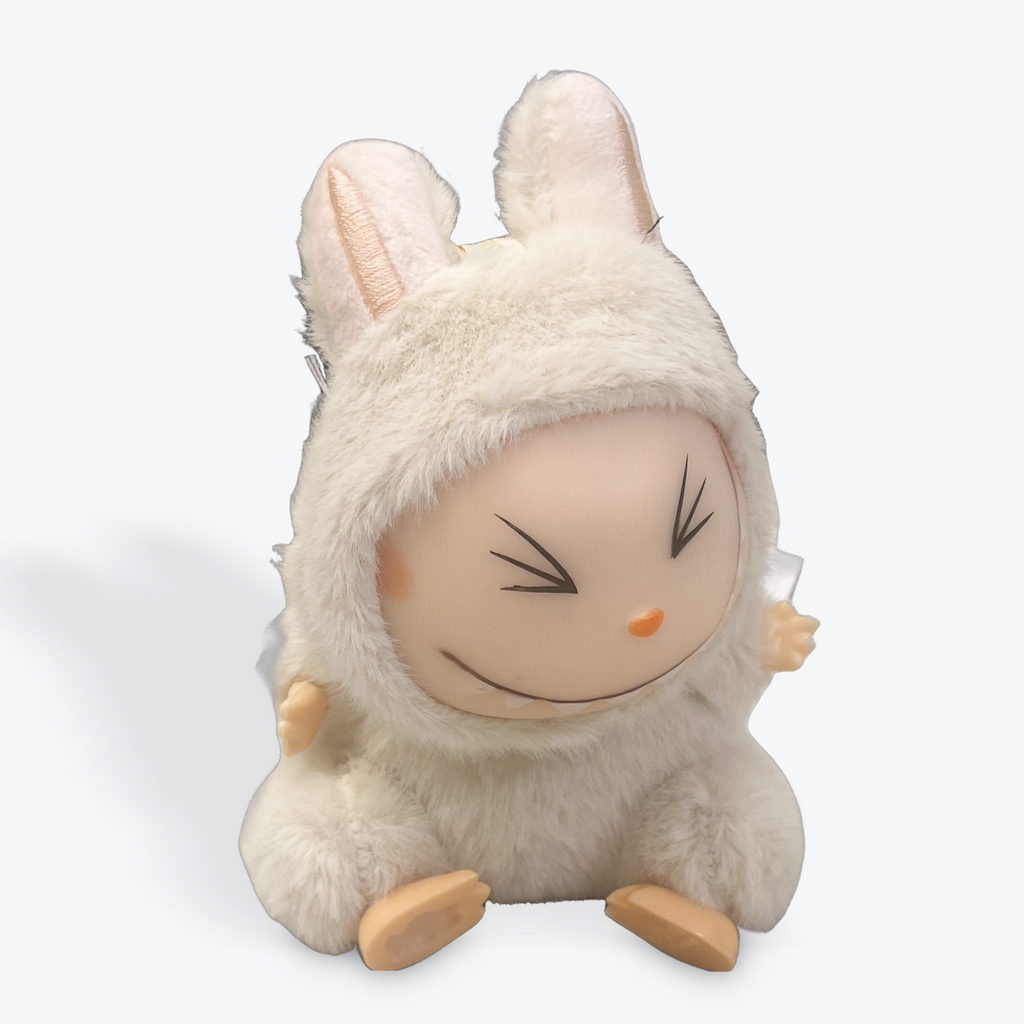 New Labubu Has A Seat And Macaron Vinyl Face Doll Backpack Decorated Pendant Beige | Merthyr Tydfil | Why Not Shop Online