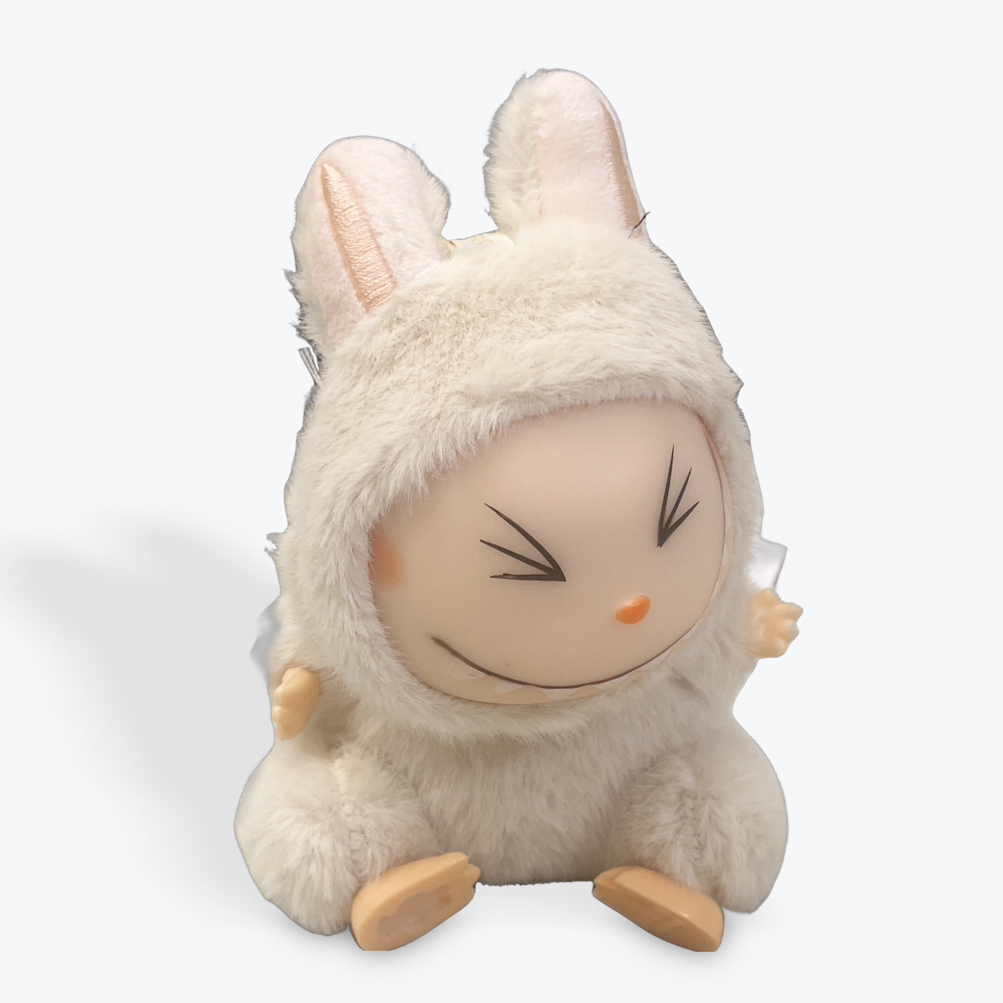 New Labubu Has A Seat And Macaron Vinyl Face Doll Backpack Decorated Pendant Beige | Merthyr Tydfil | Why Not Shop Online