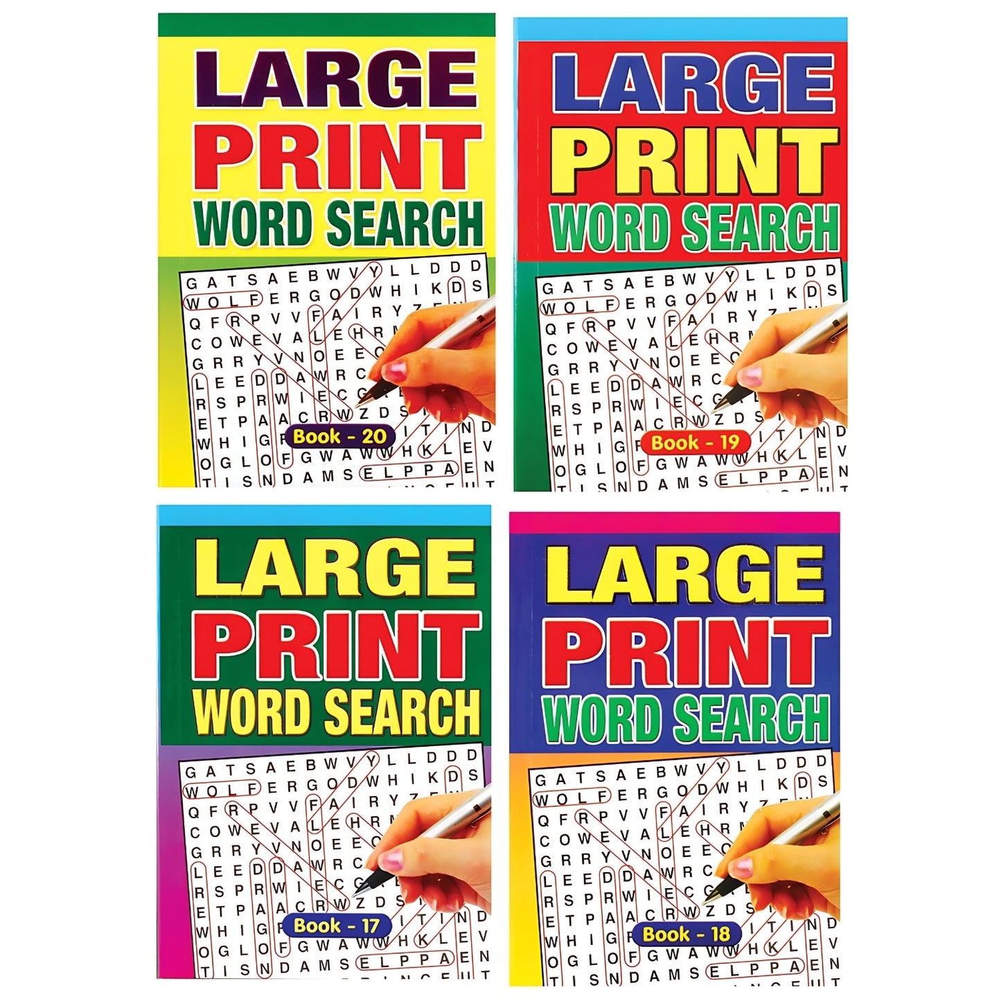 A5 Large Print Word Search Books Assorted Designs | Merthyr Tydfil | Why Not Shop Online