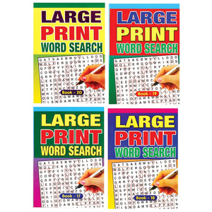 A5 Large Print Word Search Books Assorted Designs | Why Not Shop