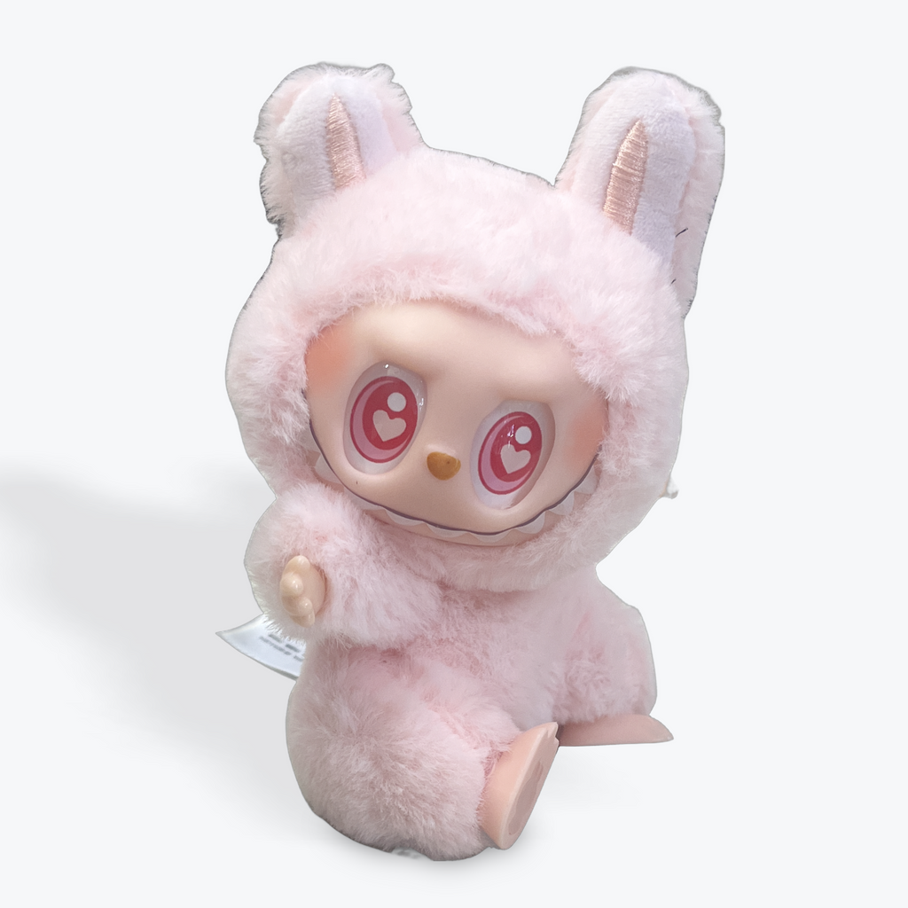New Labubu Has A Seat And Macaron Vinyl Face Doll Backpack Decorated Pendant Pink | Merthyr Tydfil | Why Not Shop Online