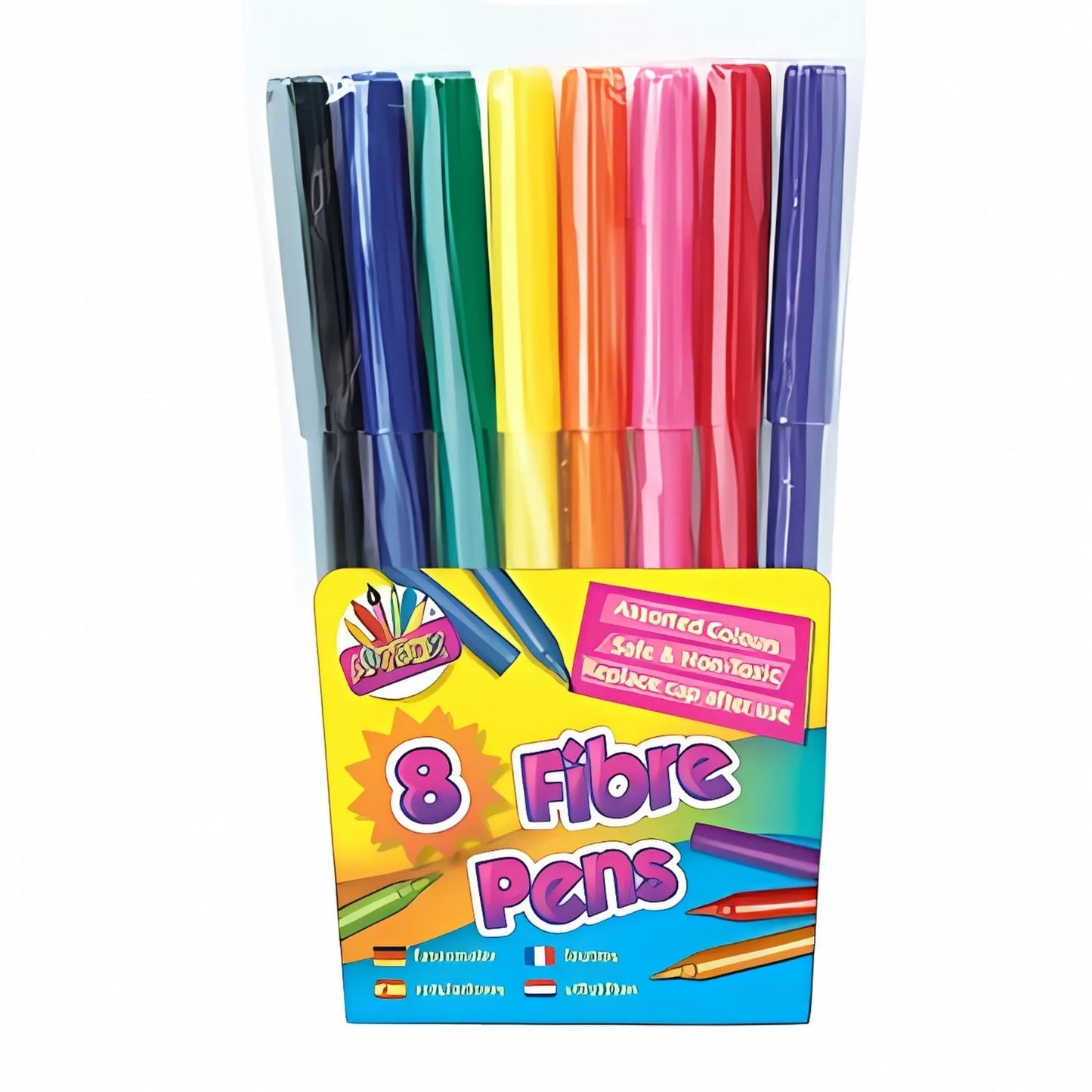 ARTBOX - Fibre Pens - 8 Pack Assorted Colours | Why Not Shop