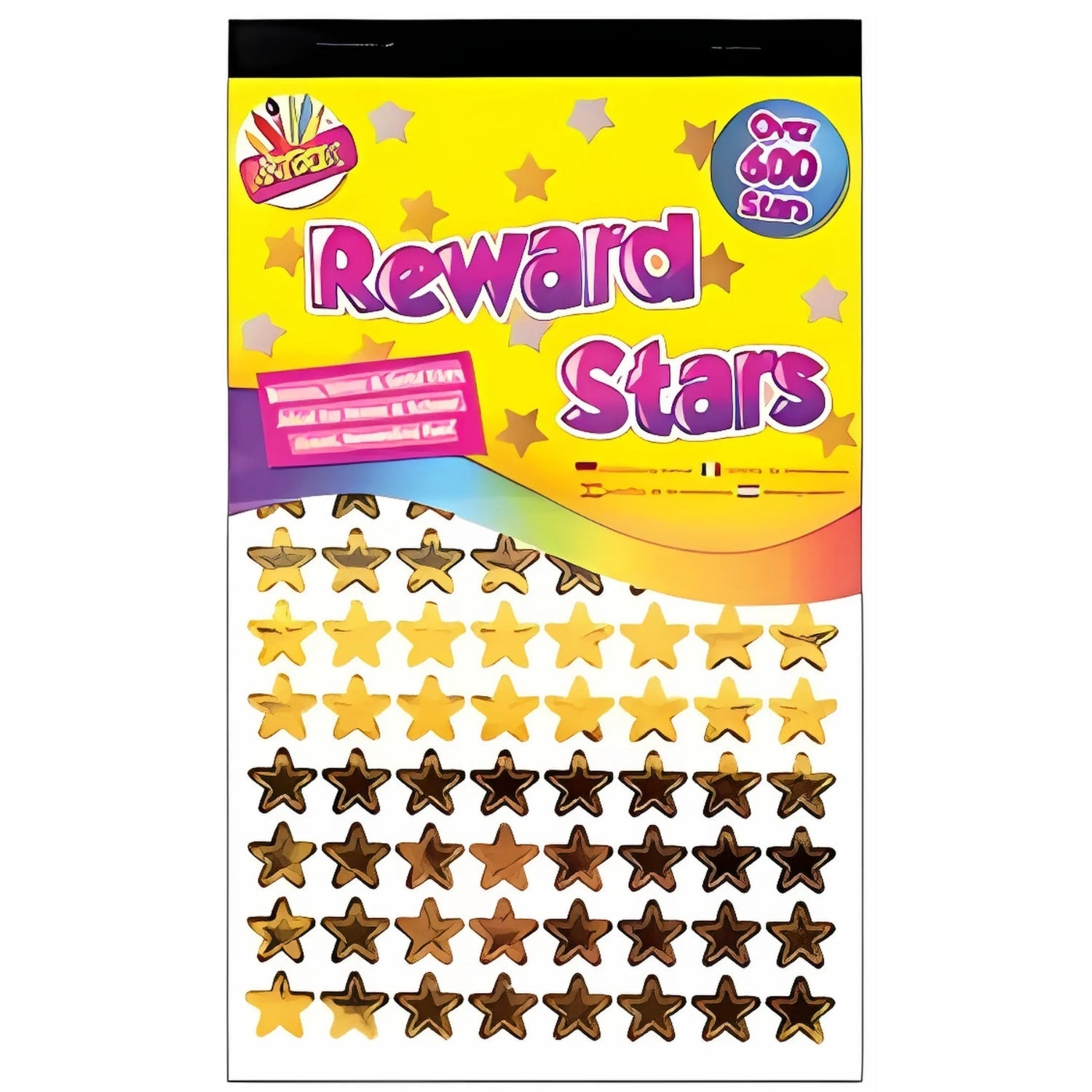 ARTBOX - Reward Stars Stickers - 600 Pack | Why Not Shop