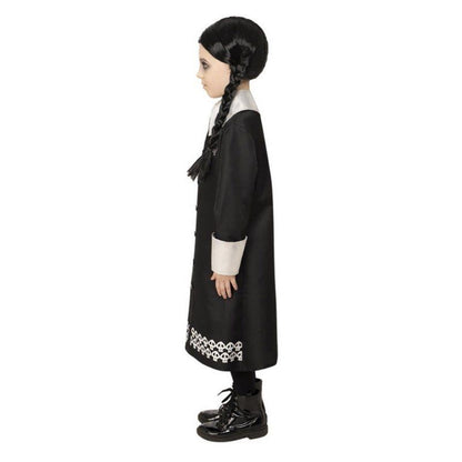 Addams Family Girls Wednesday Fancy Dress Costume Medium Age 7-9 Years | Merthyr Tydfil | Why Not Shop Online