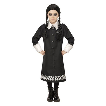Addams Family Girls Wednesday Fancy Dress Costume Small Age 4-6 Years | Merthyr Tydfil | Why Not Shop Online