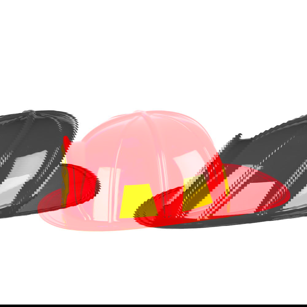 Adult Fire Chief Helmet: Red & Yellow Costume Accessory | Merthyr Tydfil | Why Not Shop Online
