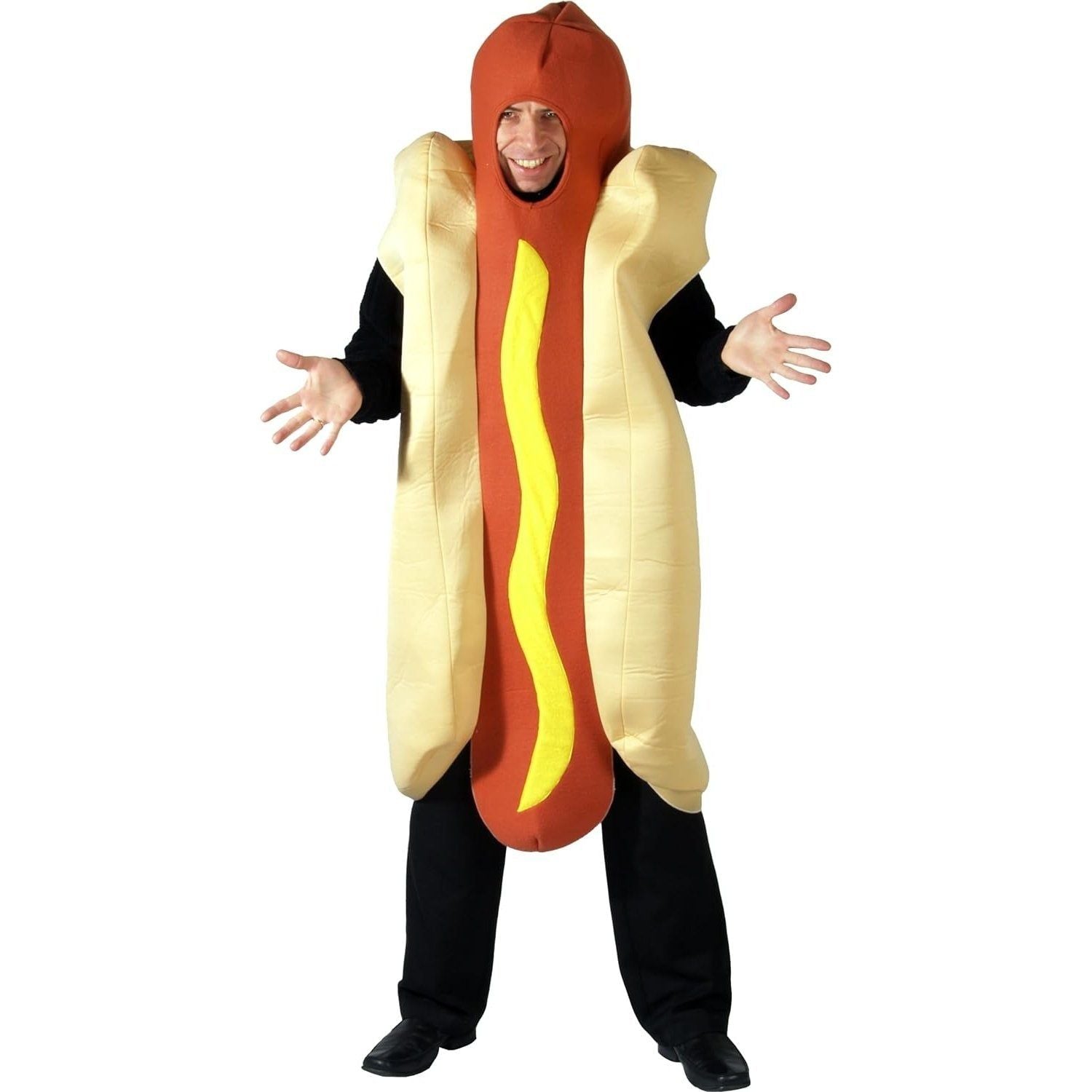 Adults Hot Dog Fancy Dress Costume One Size Fits Most | Why Not Shop