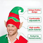 Adults Deluxe Elf Hat with Ears