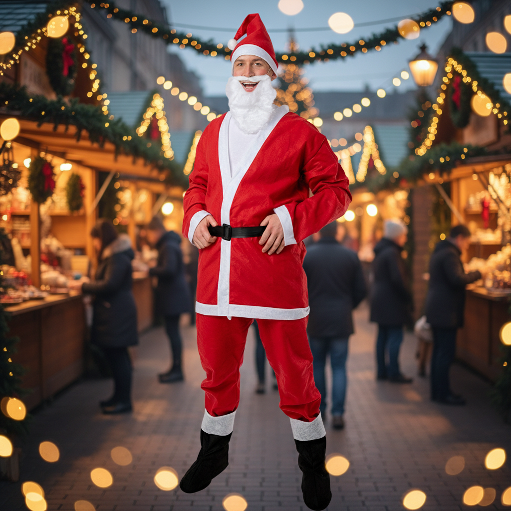 Adults Santa Claus Costume 6 Piece Set | Merthyr Tydfil | Why Not Shop Online