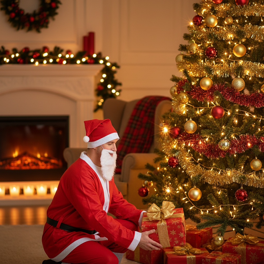 Adults Santa Claus Costume 6 Piece Set | Merthyr Tydfil | Why Not Shop Online