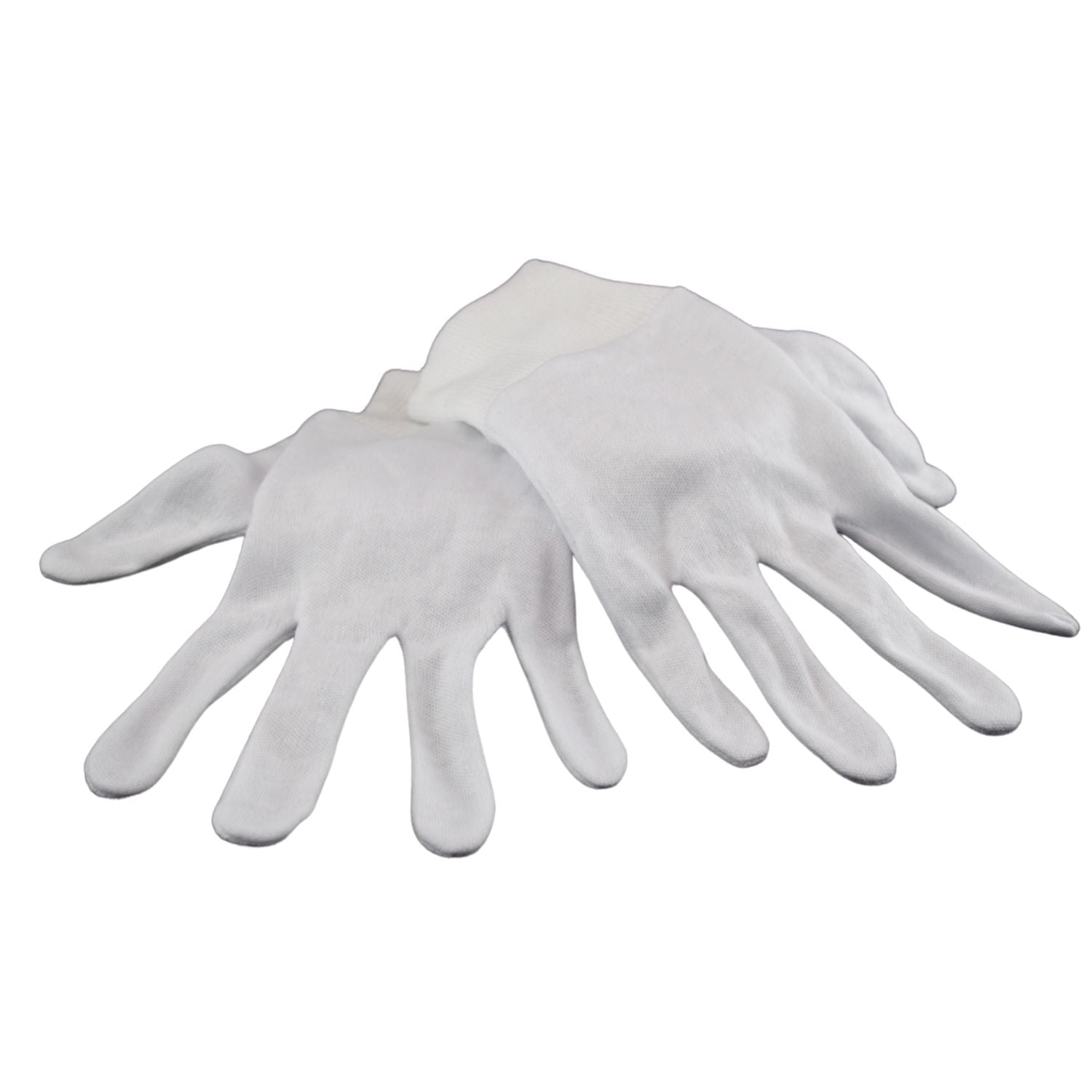 Adults White Short Fancy Dress Polyester Gloves | Why Not Shop